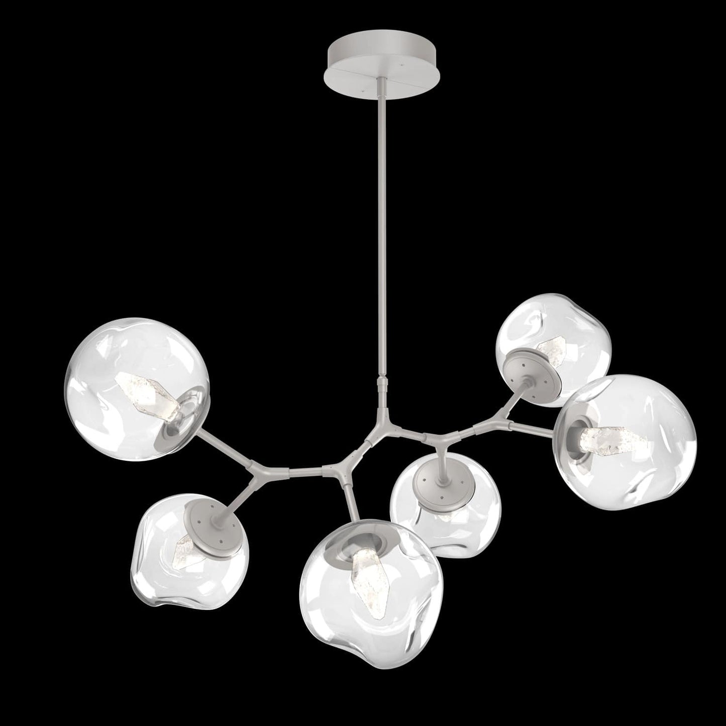Nebula 6 Light 38" Wide LED Abstract Chandelier - 2700K
