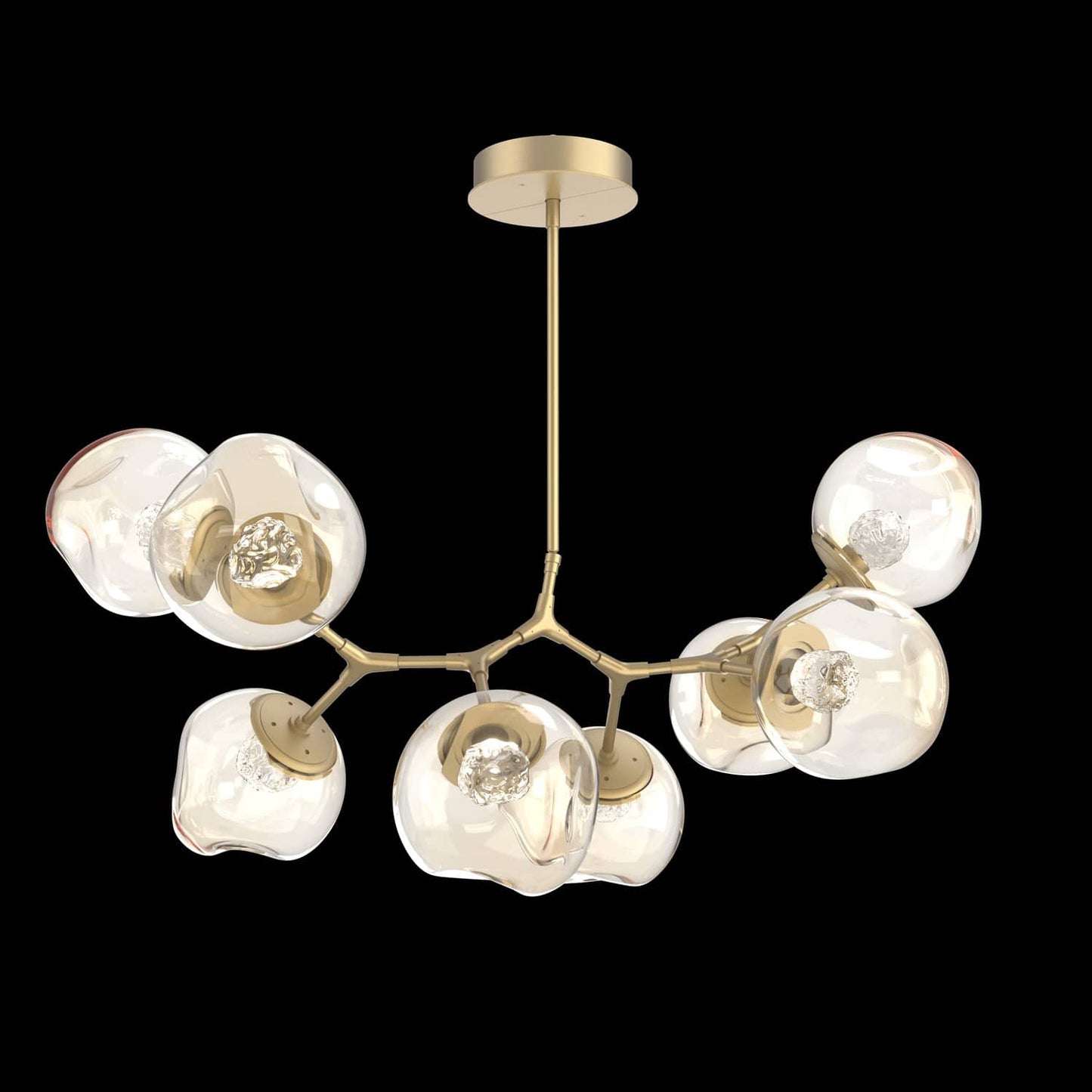 Nebula 8 Light 41" Wide LED Abstract Chandelier - 3000K