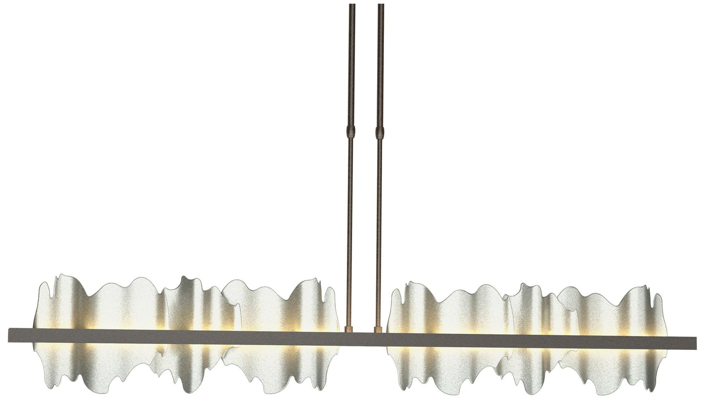 Hildene 51.9"W Accented Large Oil Rubbed Bronze Long LED Pendant