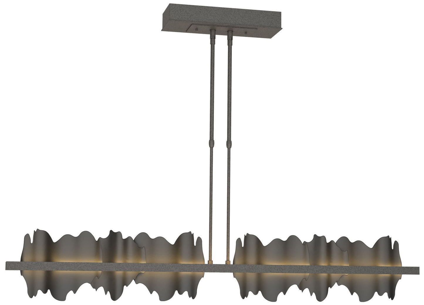 Hildene Large LED Pendant - Iron - Black