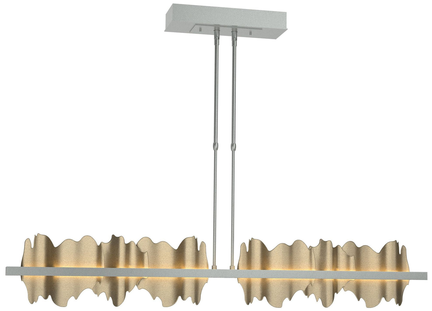 Hildene Large LED Pendant - Platinum - Gold