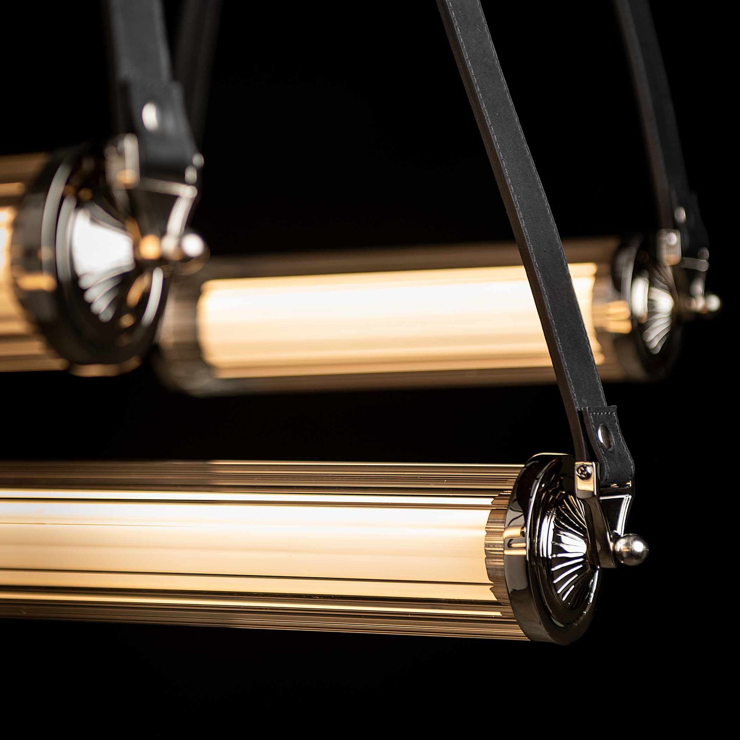 York 52" Wide LED Linear Chandelier