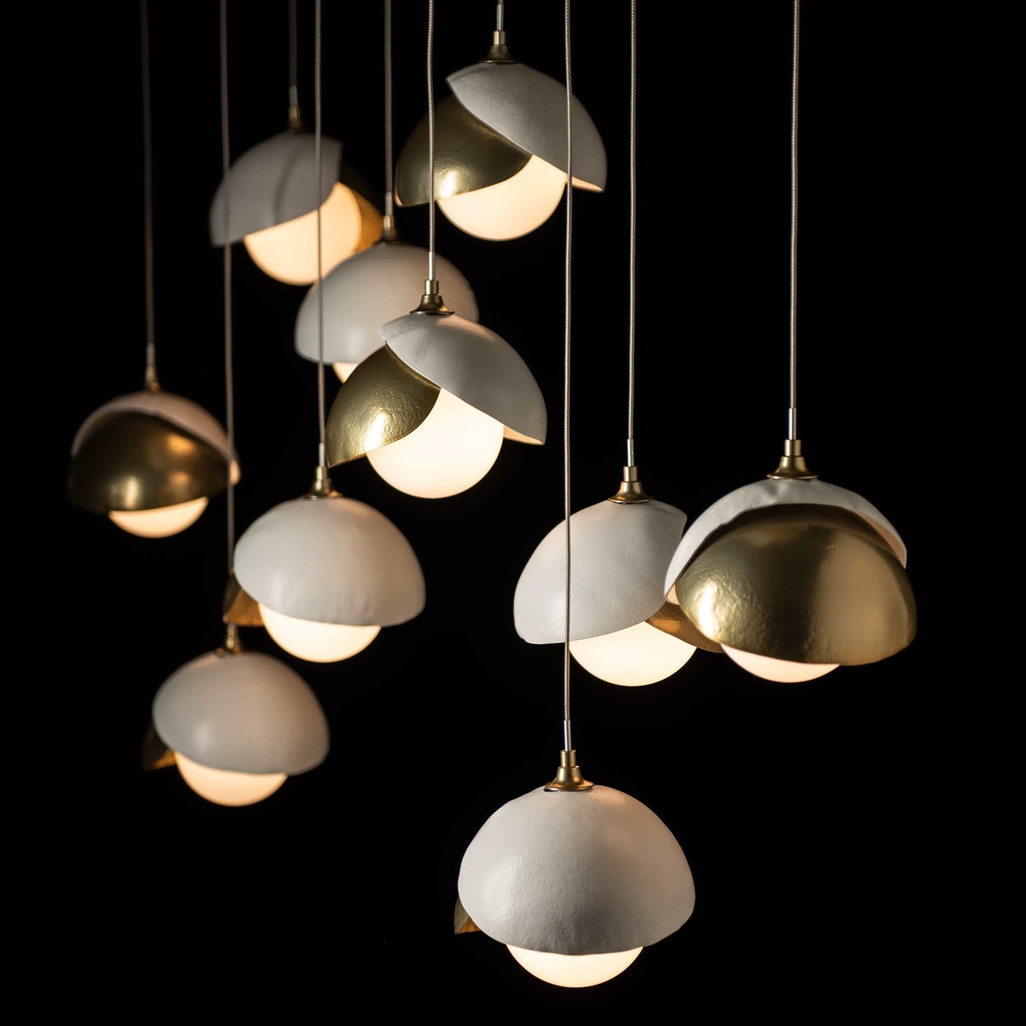 Brooklyn 10 Light 45" Wide Suspension Multi Light Pendant