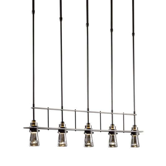 Erlenmeyer 5 Light 6" Wide Linear Pendant