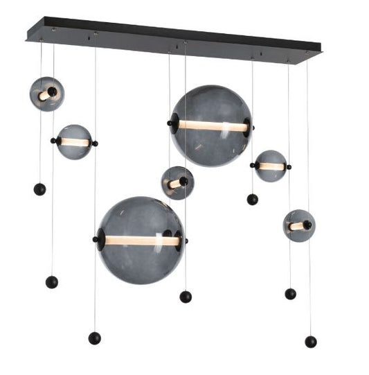 Abacus 49" Wide LED Suspension Multi Light Pendant