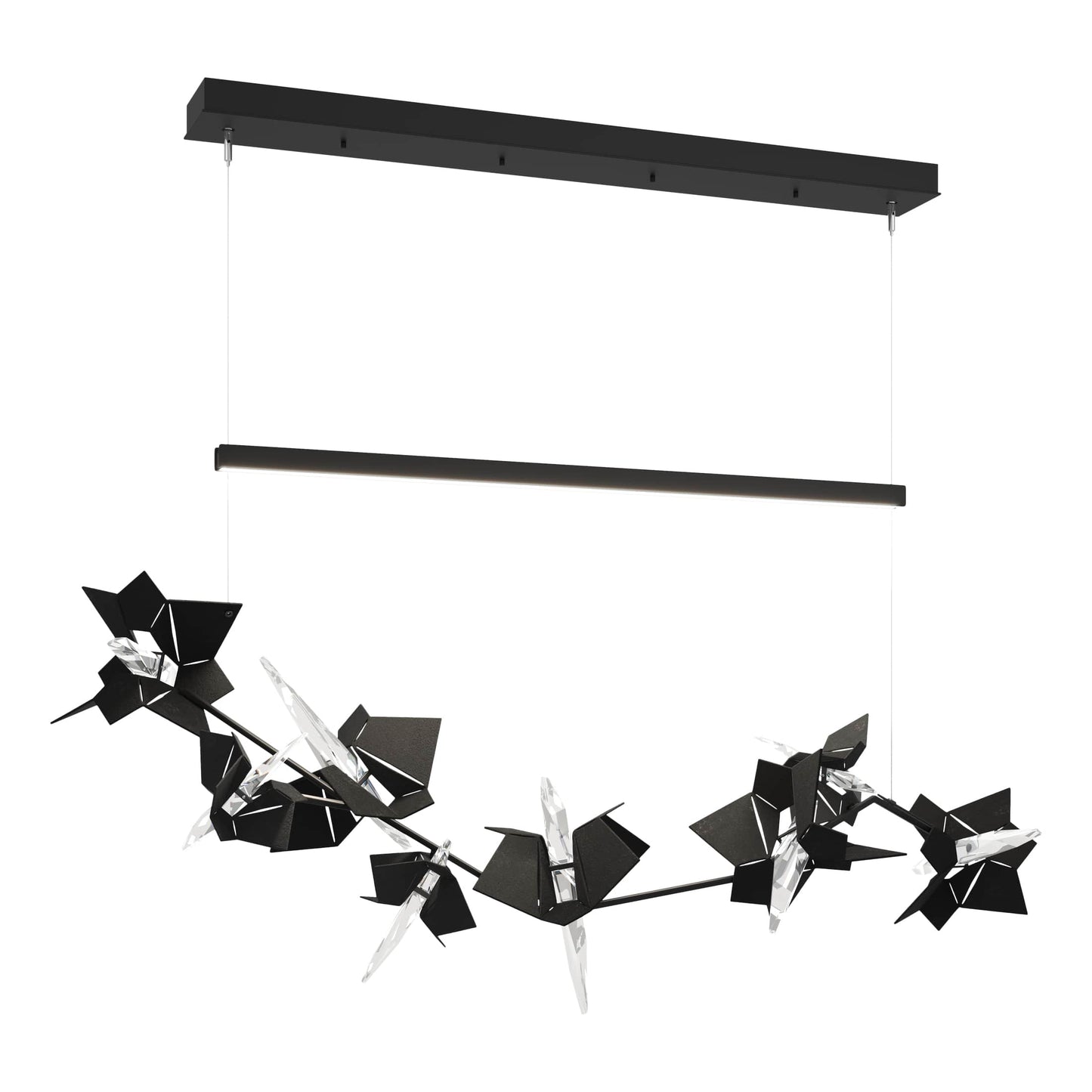 Belladonna 50" Wide LED Crystal Linear Pendant