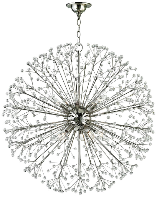 Hudson Valley Dunkirk 30" Wide Polished Nickel Chandelier