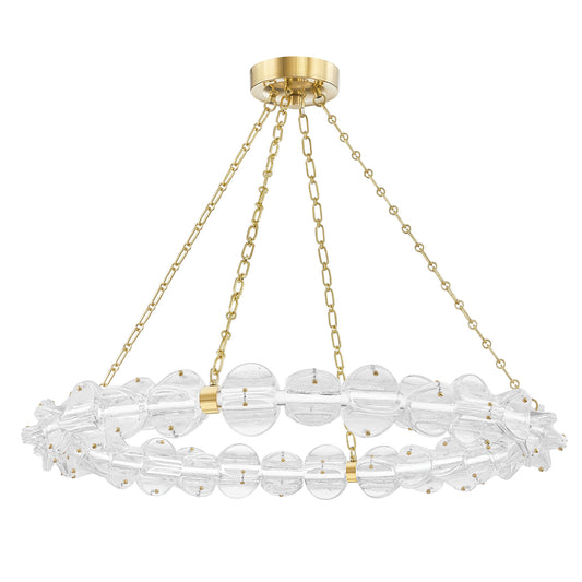 Lindley 40" Wide LED Ring Chandelier