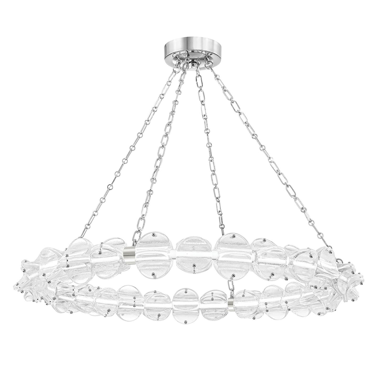Lindley 40" Wide LED Ring Chandelier