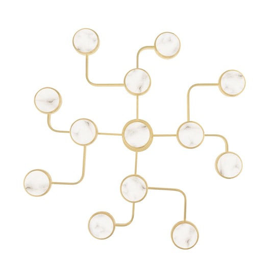 Meander 13 Light 43" Wide LED Semi-Flush Ceiling Fixture