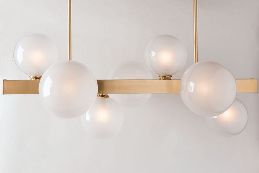 Hinsdale 7 Light 21" Wide Linear Chandelier