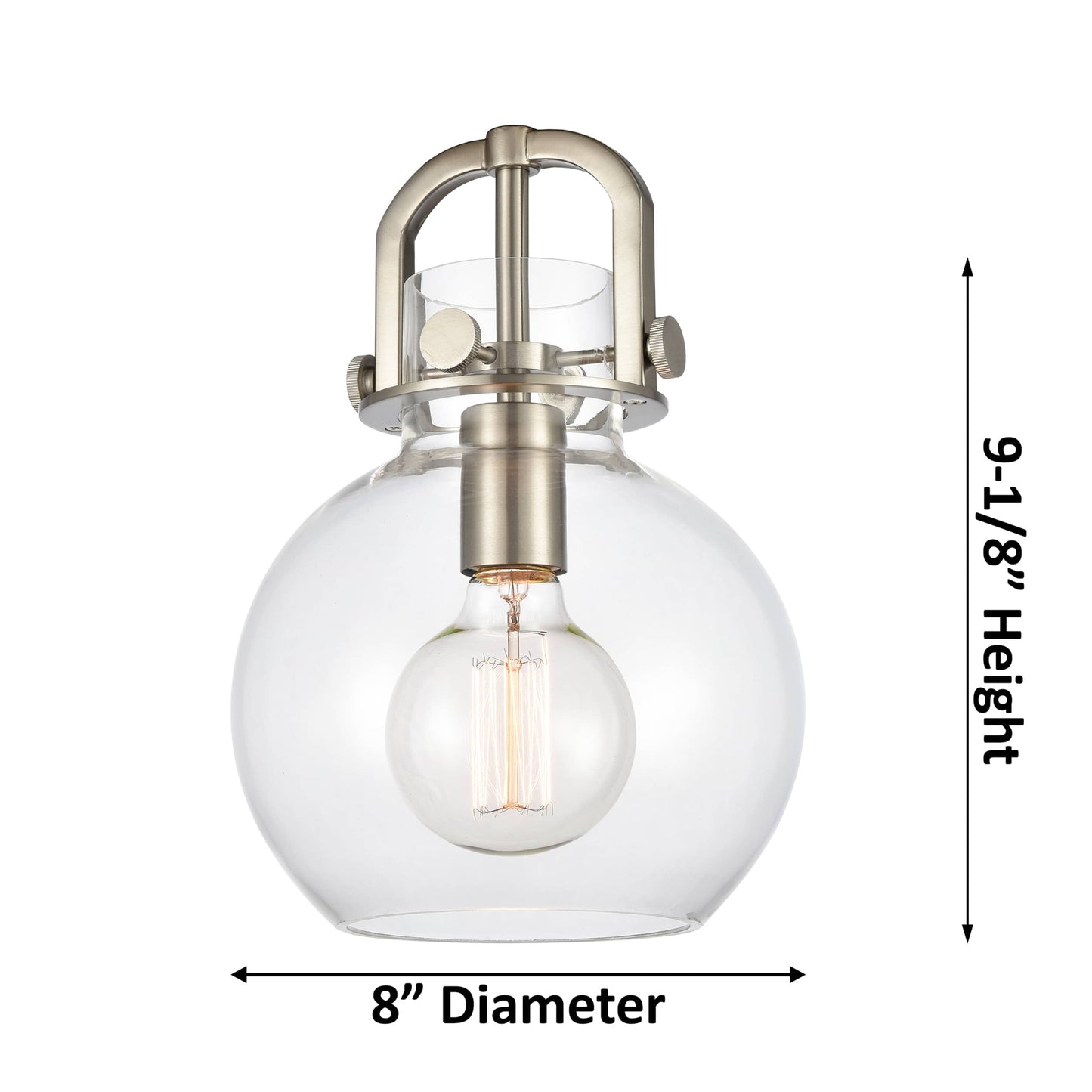 Newton Sphere 9 Light 23" Wide Multi Light Pendant