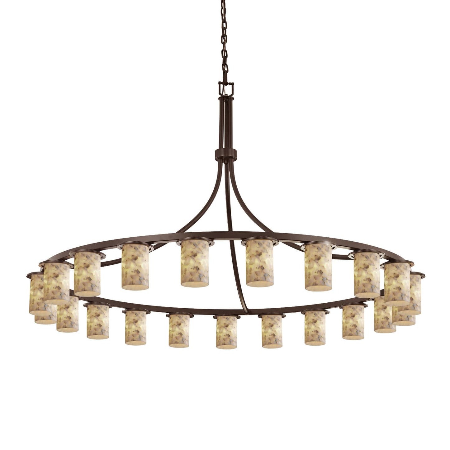 Alabaster Rocks! 21 Light 60" Wide Chandelier