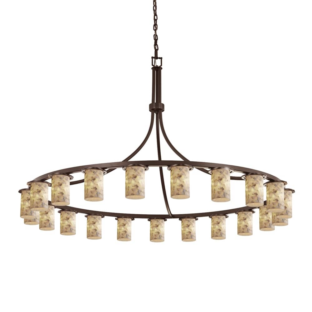 Alabaster Rocks! 21 Light 60" Wide LED Chandelier