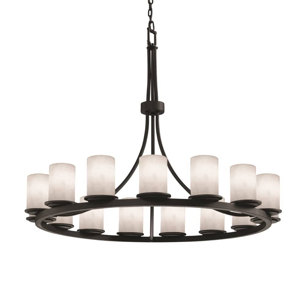 Clouds 21 Light 60" Wide LED Pillar Candle Chandelier