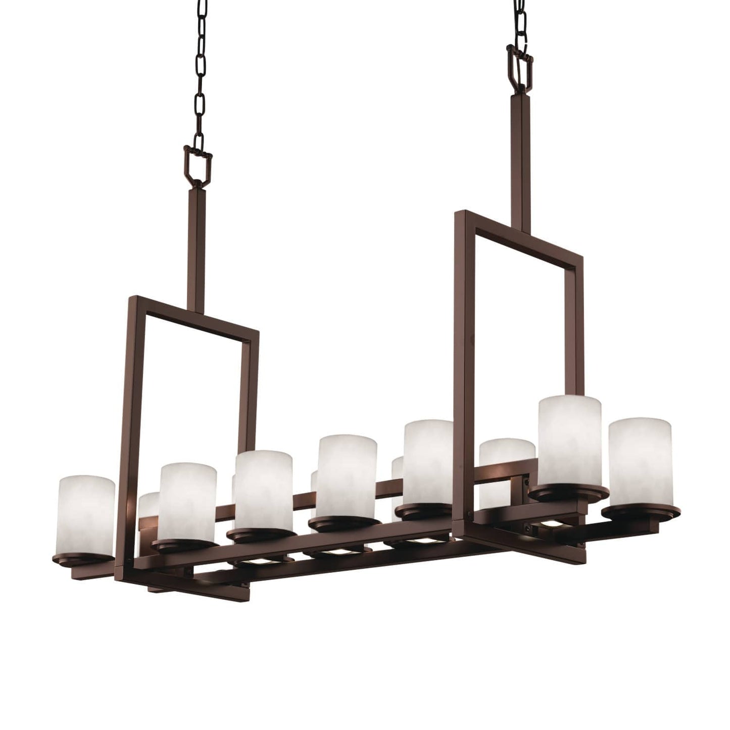 Clouds 12 Light 13" Wide Pillar Candle Chandelier - Tall Variation