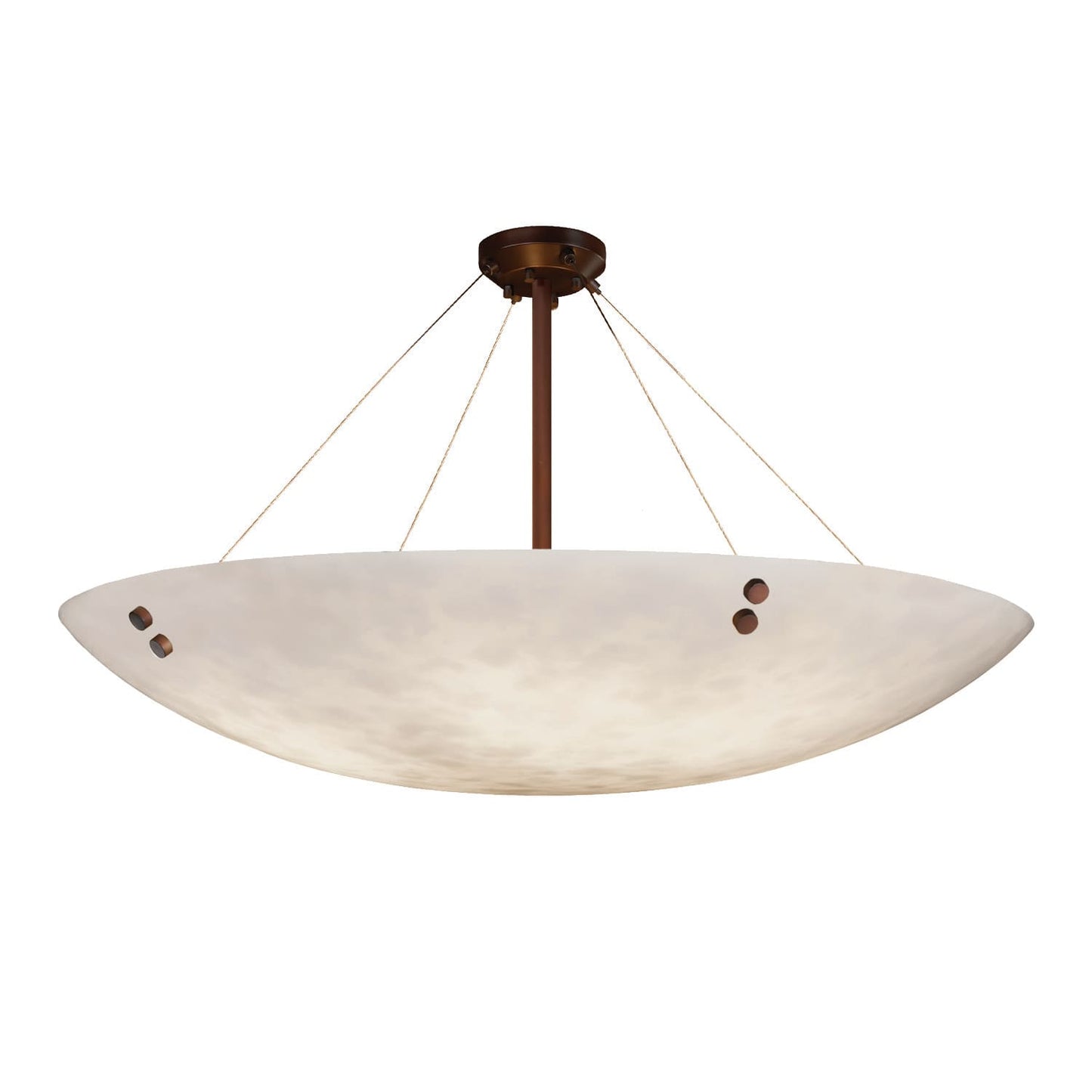 Clouds 63" Wide LED Semi-Flush Bowl Ceiling Fixture
