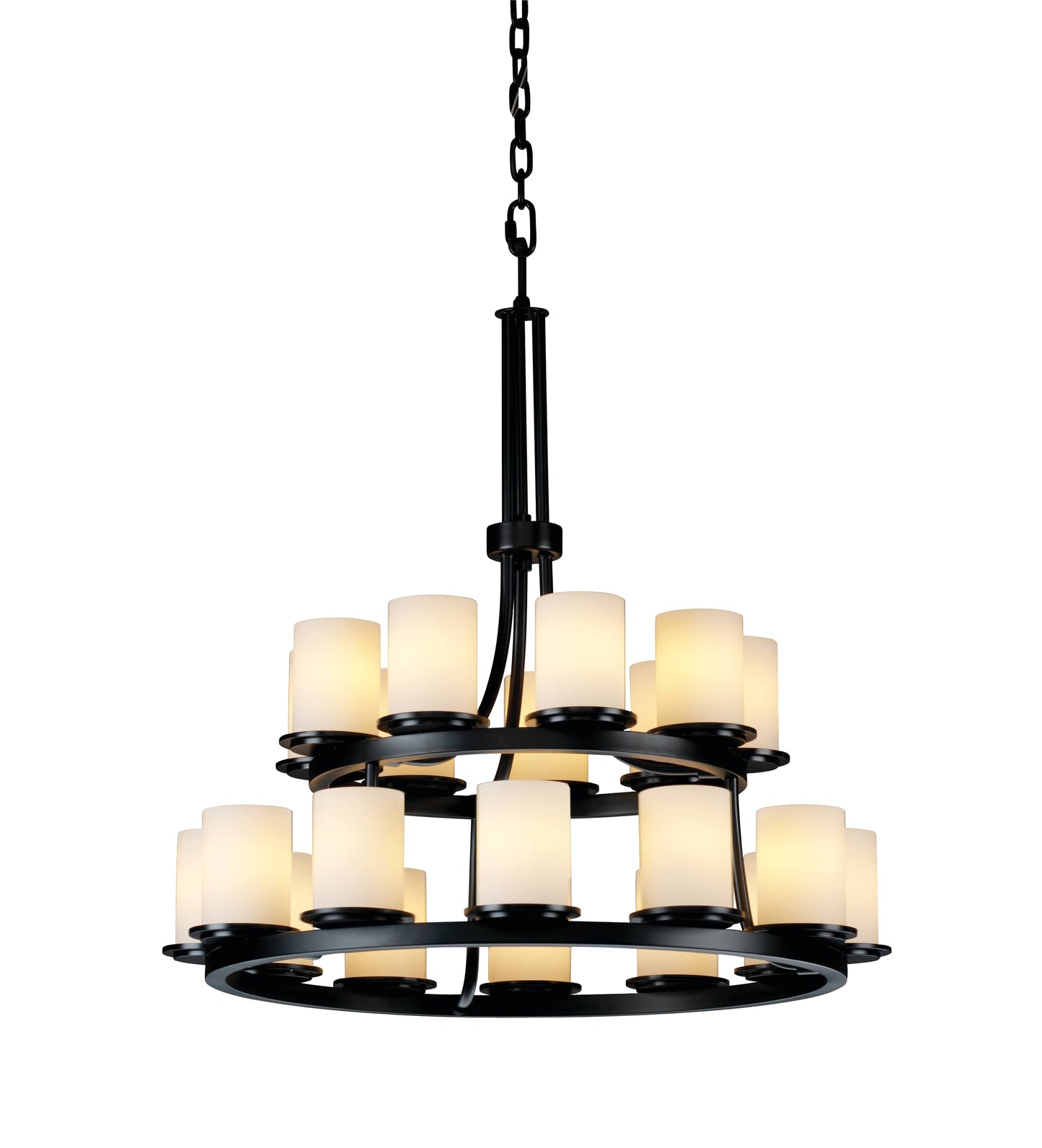 Fusion 21 Light 2 Tier Chandelier