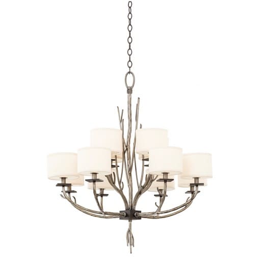 Denali 12 Light 2 Tier Chandelier