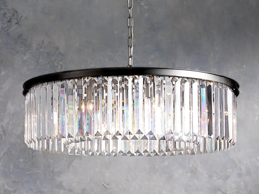 Leymont Crystal Round Chandelier