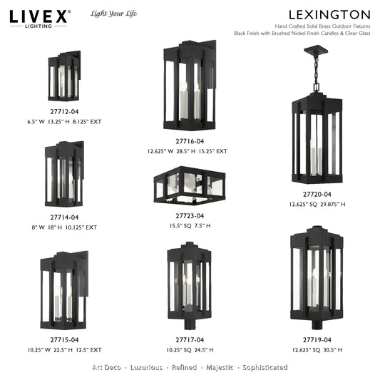Lexington 4 Light 13" Wide Outdoor Pendant