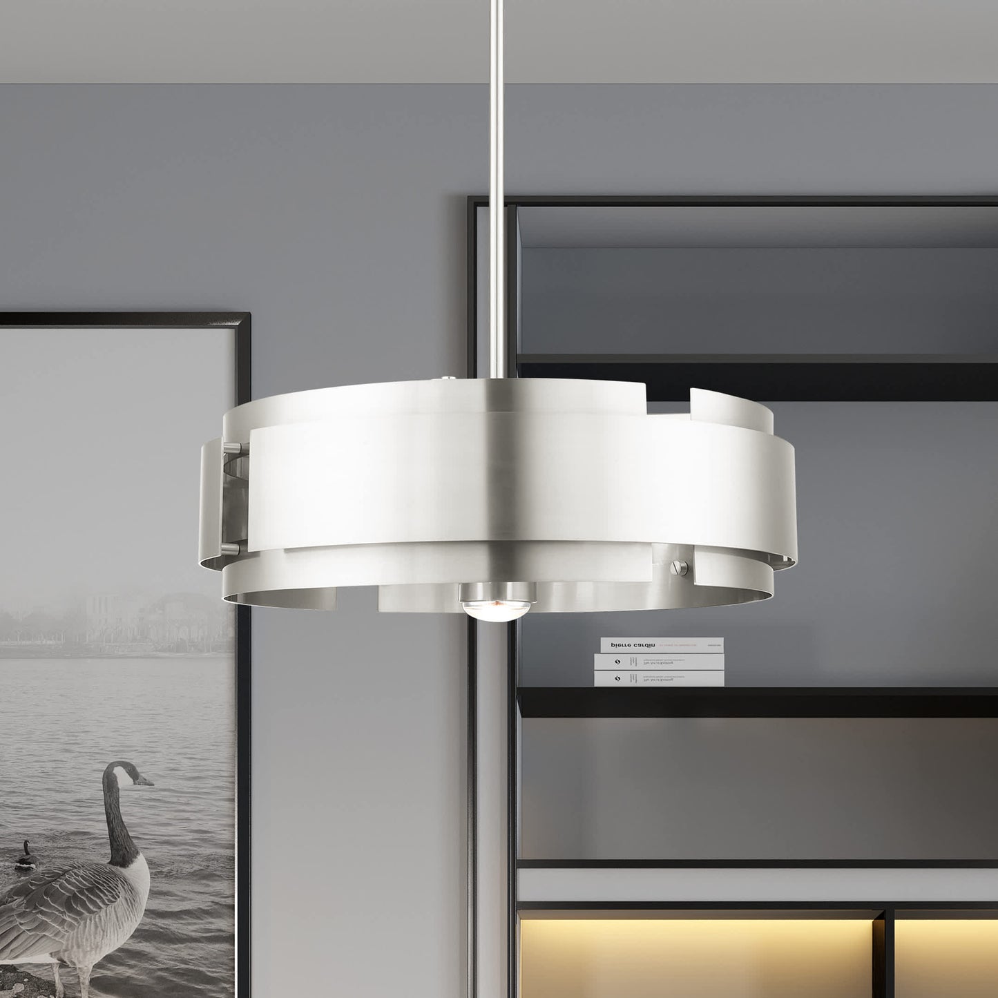 Varick 5 Light 22" Wide Drum Chandelier