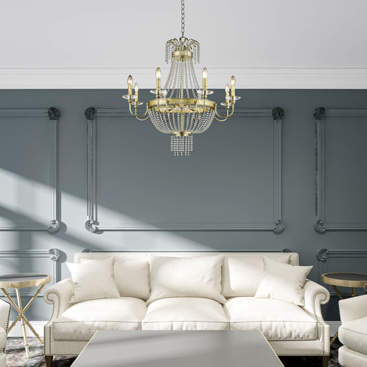 Valentina 8 Light 1 Tier Chandelier