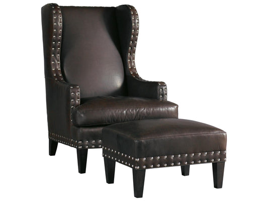 Clayton Upholstered Accent Armchair with Tapered Legs
