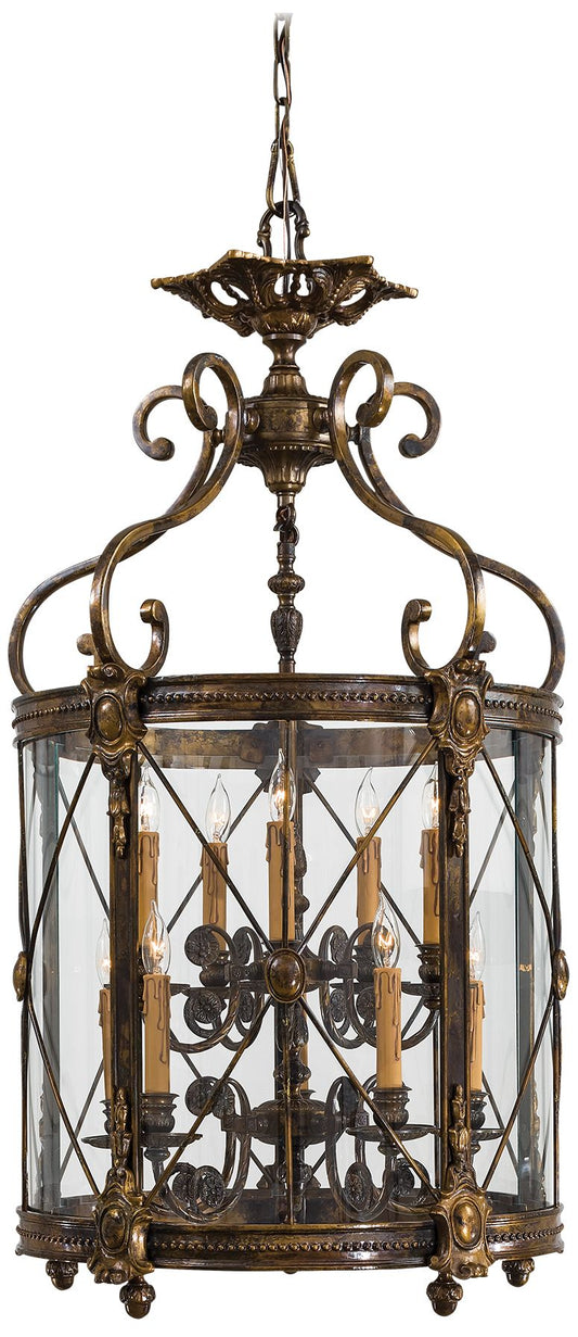 Metropolitan 10-Light 22.04-in Bronze Oxide Pendant with Clear Glass Shades
