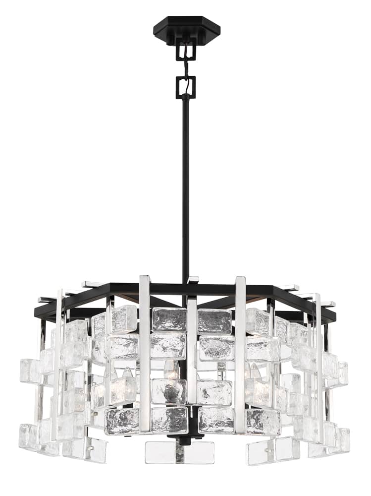 Painesdale 6 Light 28" Wide Abstract Chandelier