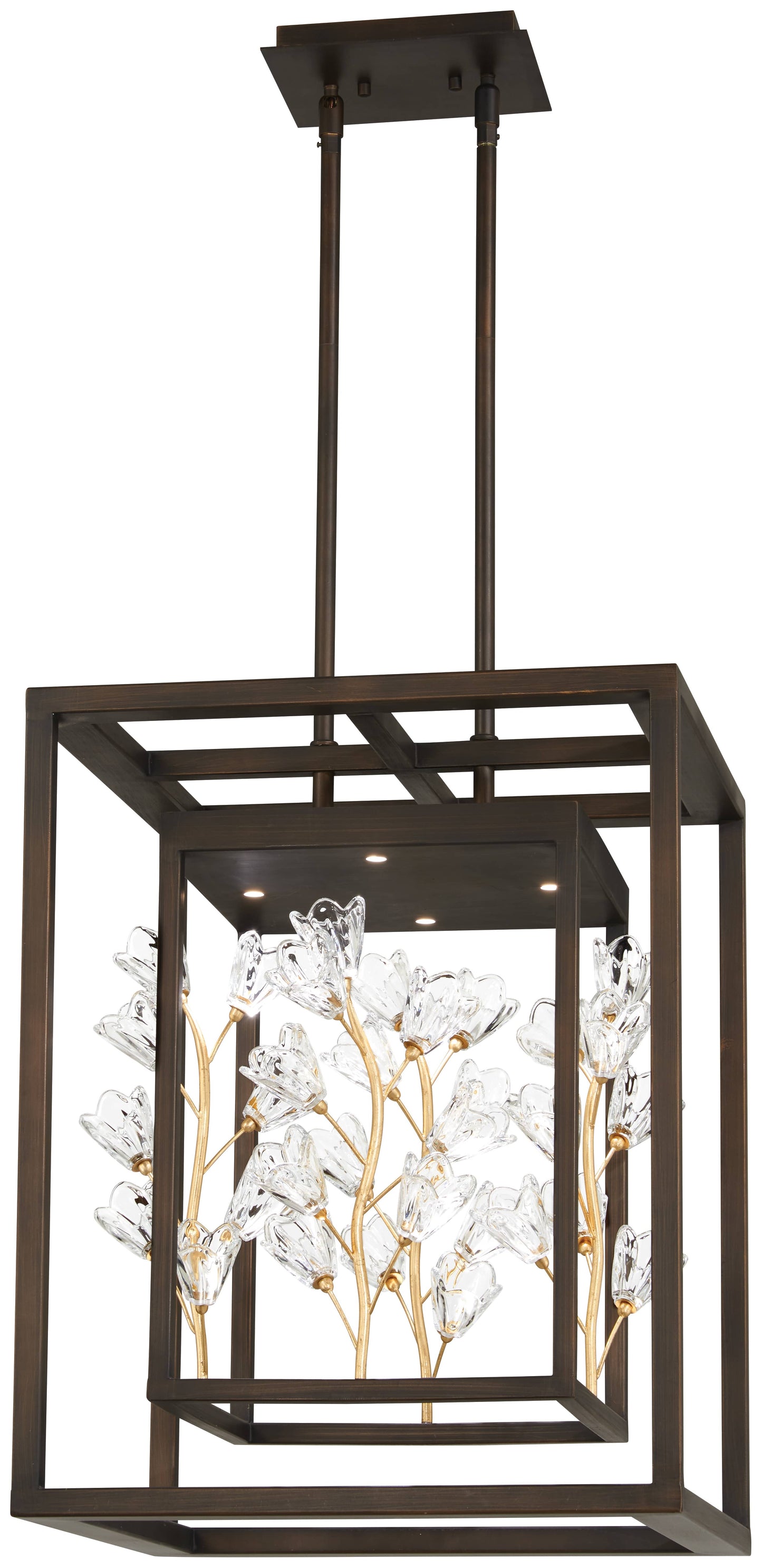 Maison Des Fleurs 4 Light 32.25" Wide LED Pendant