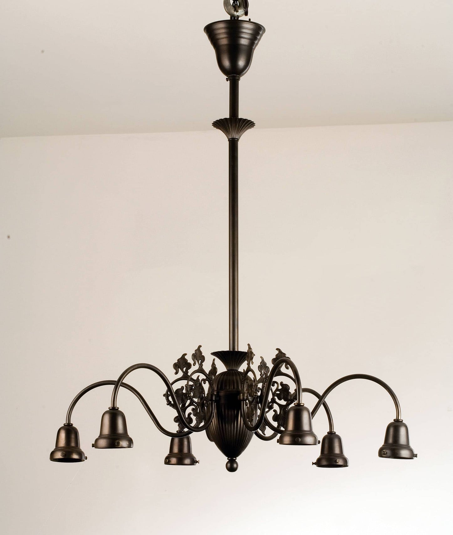 Early Electric 6 Light 27-1/2" Wide Chandelier