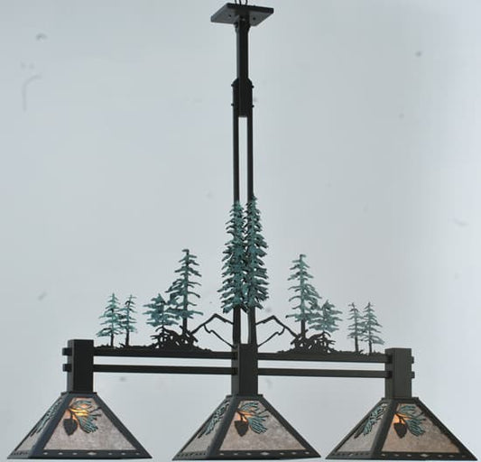 Tall Pines 3 Light 12" Wide Linear Pendant