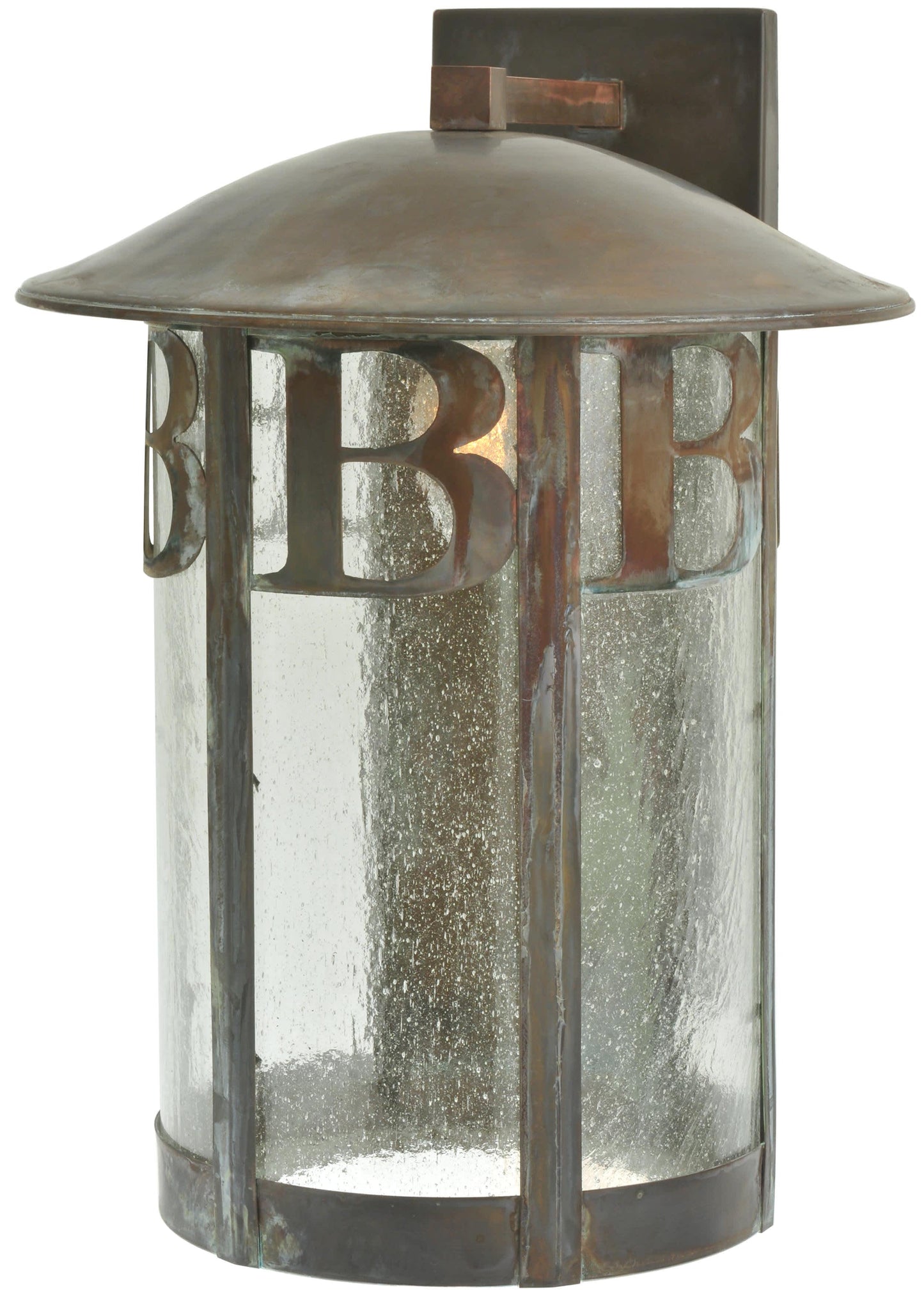 15" W Personalized Rc / Ec Solid Mount Wall Sconce