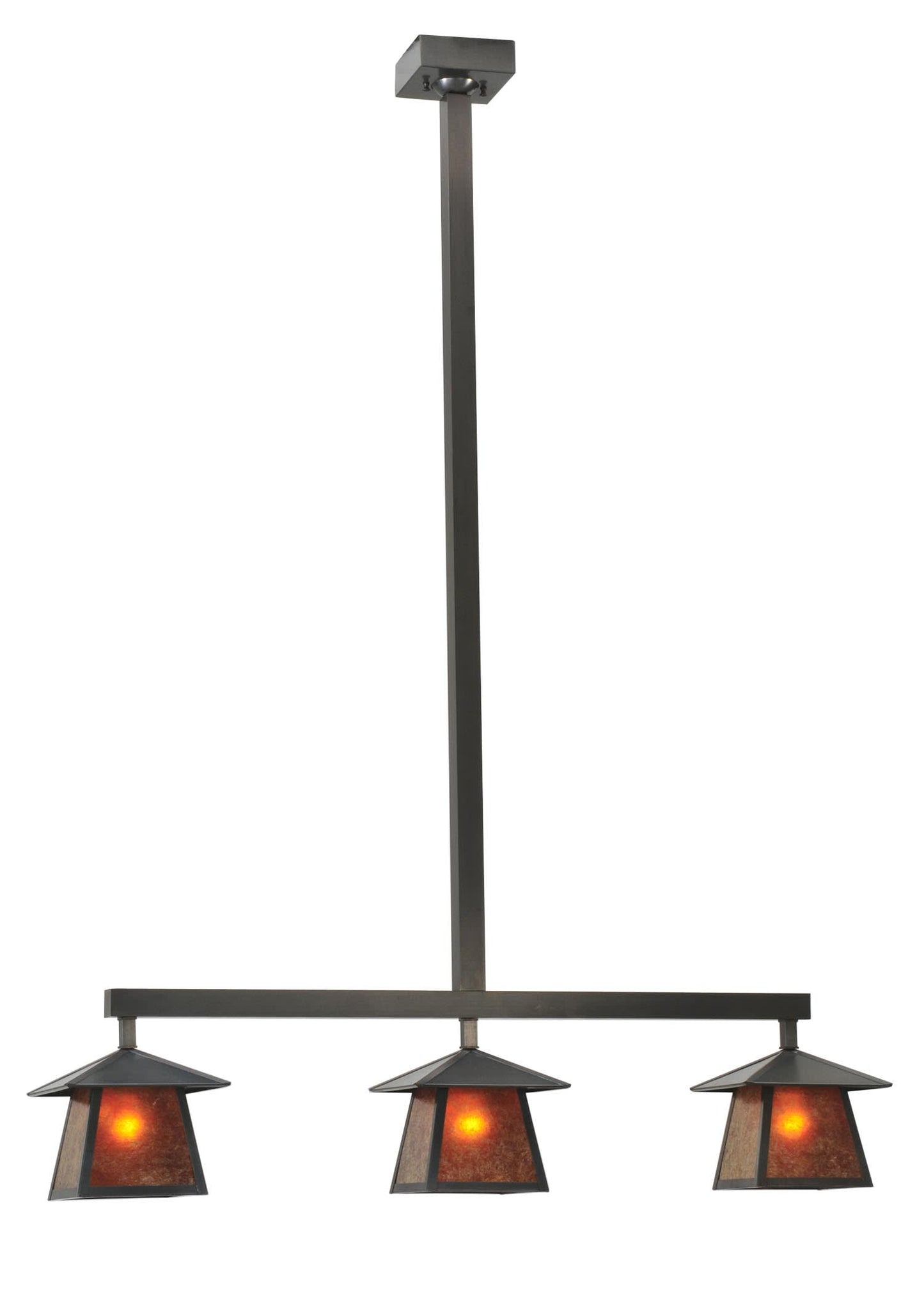 47.5" L Stillwater Plain 3 Light Island Chandelier