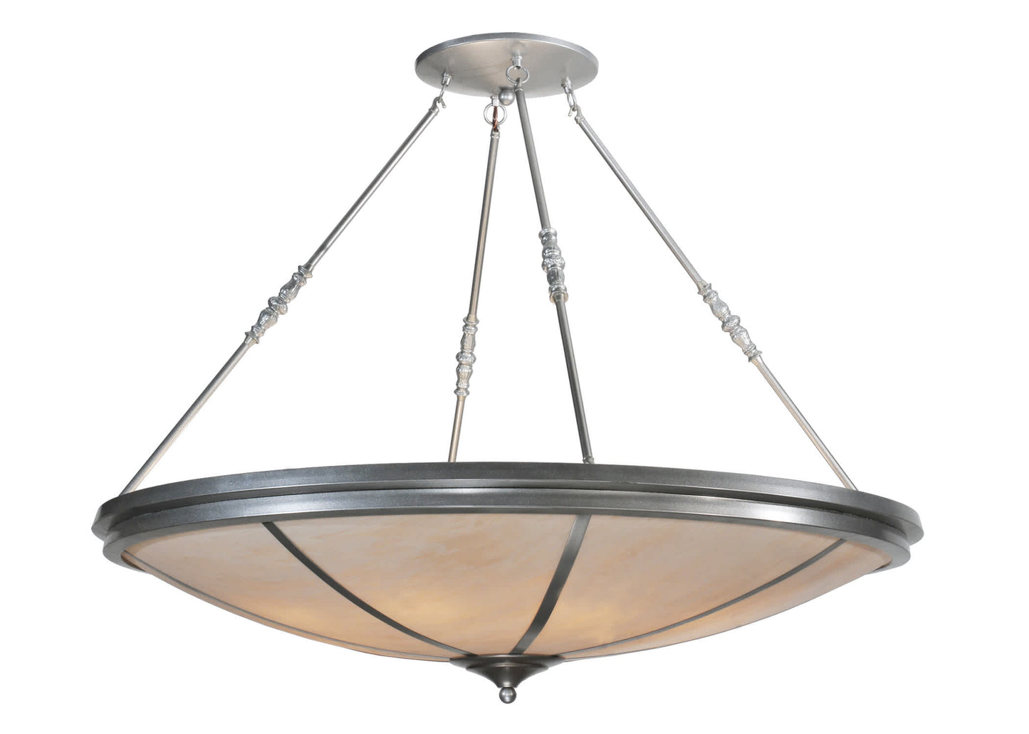 48" W Commerce Semi-Flushmount Ceiling Fixture