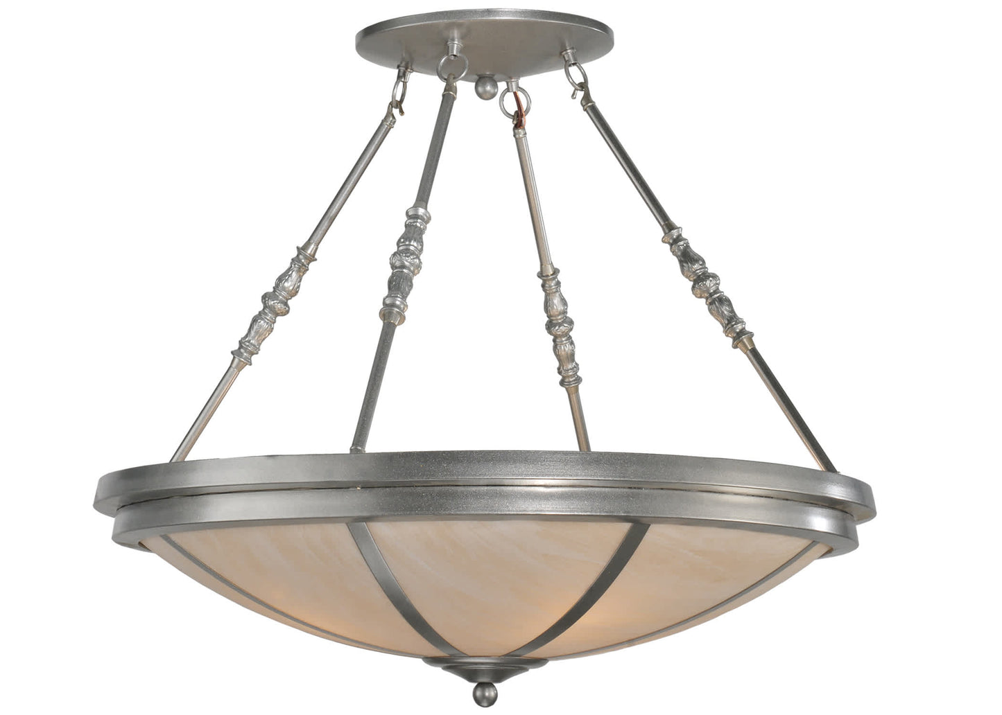 30" W Commerce Semi-Flushmount Ceiling Fixture