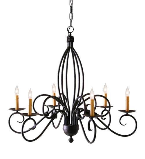 Squire 6 Light 36" Wide Taper Candle Style Chandelier