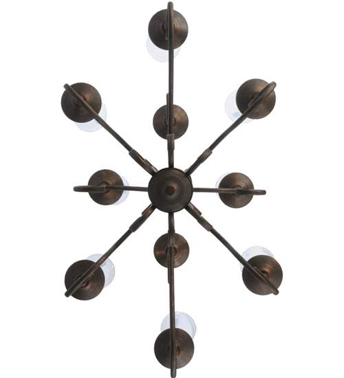 Wallis 10 Light 21" Wide Taper Candle Style Chandelier