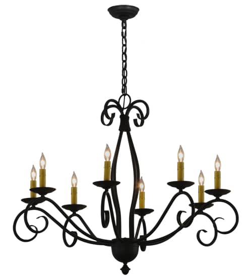 Sienna 8 Light 36" Wide Taper Candle Style Chandelier
