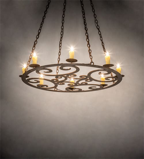 Ashley 8 Light 42" Wide Taper Candle Style Chandelier