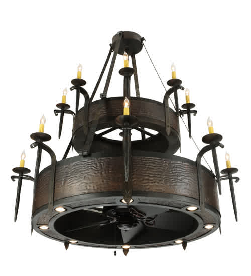 Costello 8 Light 51" Wide Taper Candle Style Chandelier