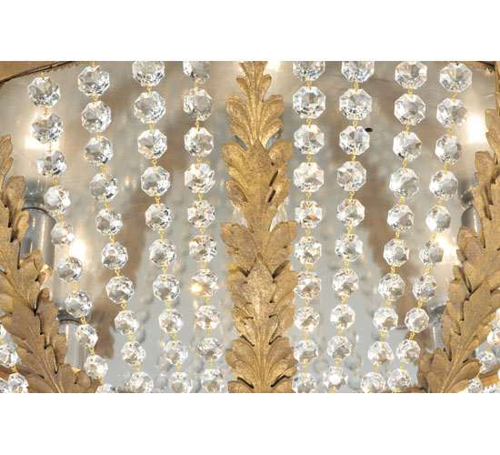 Chrisanne 5 Light 33" Wide Flush Mount Bowl Ceiling Fixture - Chrome Finish