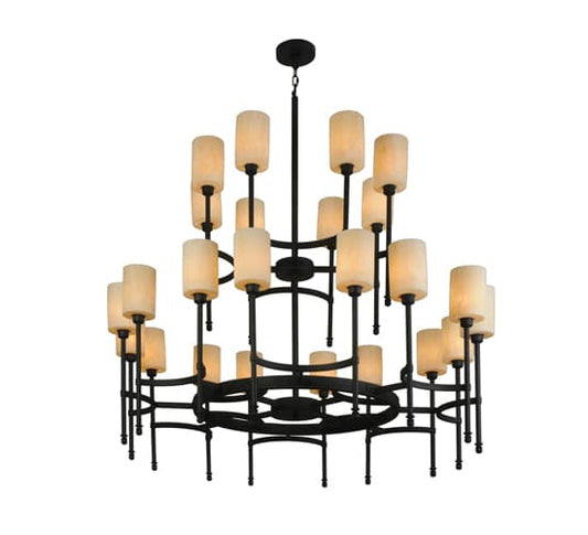 Fantasy 24 Light 60" Wide Pillar Candle Style Chandelier