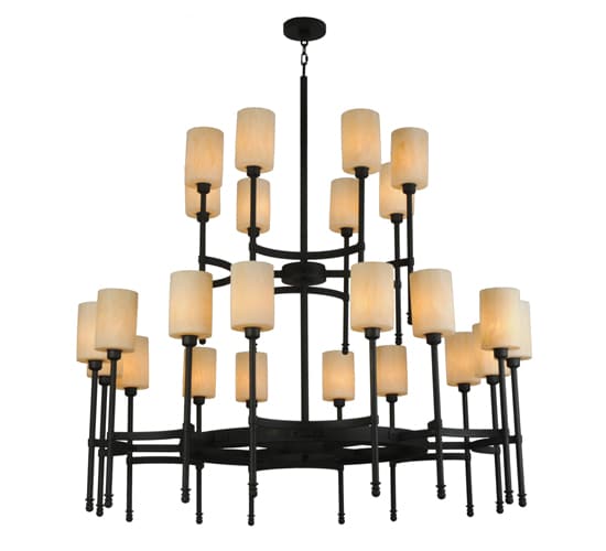 Fantasy 24 Light 60" Wide Pillar Candle Style Chandelier