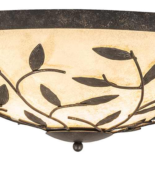 Branches 3 Light 24" Wide Flush Mount Bowl Ceiling Fixture