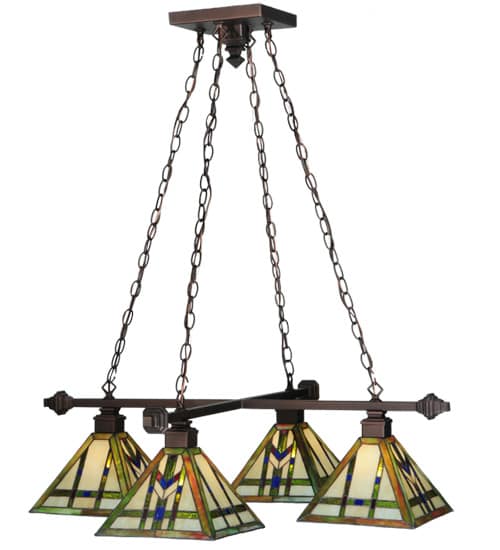 Prairie Wheat 4 Light 51" Wide Chandelier