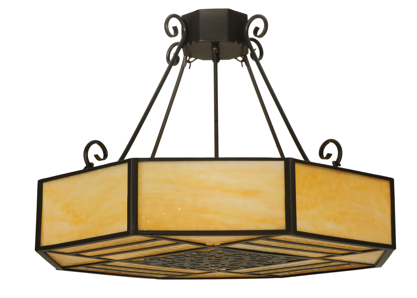 32.25" W Lakeside Semi-Flushmount Ceiling Fixture