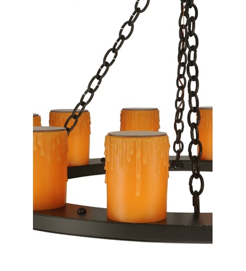 Loxley 12 Light 36" Wide Pillar Candle Style Chandelier