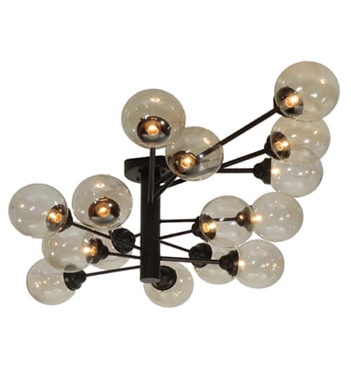 Galaxy 15 Light 46" Wide Sputnik Chandelier